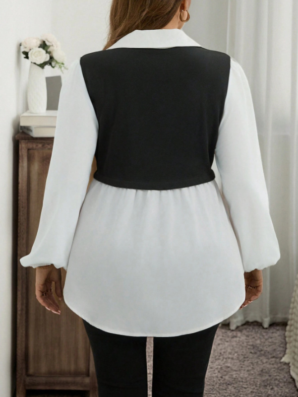 Naistele polo särk pikkade varrukatega, polüester 95%+, polo krae, suvi 2025