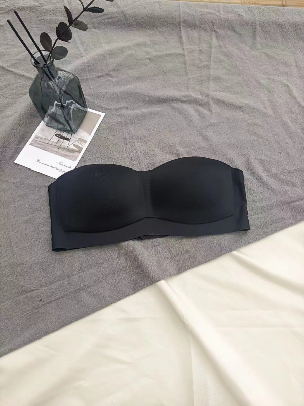 Sutien fără bretele, anti-alunecare, fără fir, invizibil, cupe 3/4, subțiri, modelate