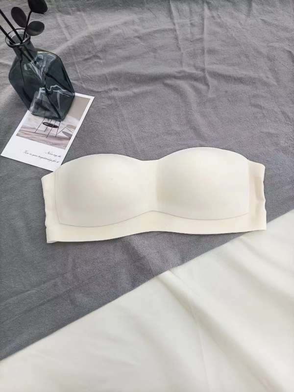 Sutien fără bretele, anti-alunecare, fără fir, invizibil, cupe 3/4, subțiri, modelate