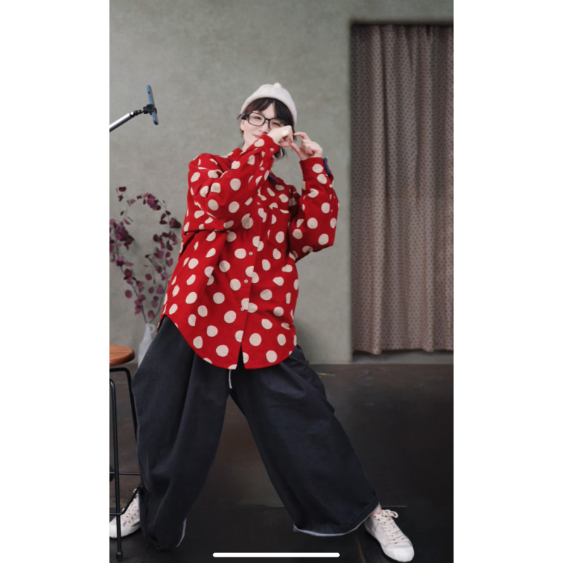 Pamuk košulja s ovratnikom, dugi rukav, slobodan kroj, 95% pamuk, jesen 2024