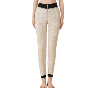 Θερμικά παντελόνια για άνδρες και γυναίκες, με επένδυση φλίς, υπερβολικά πυκνά, πολυεστερ-ελαστανη ανάμειξη, μονόχρωμα, διατηρούν τη ζεστασιά, ίσια γραμμή, Φθινόπωρο 2025