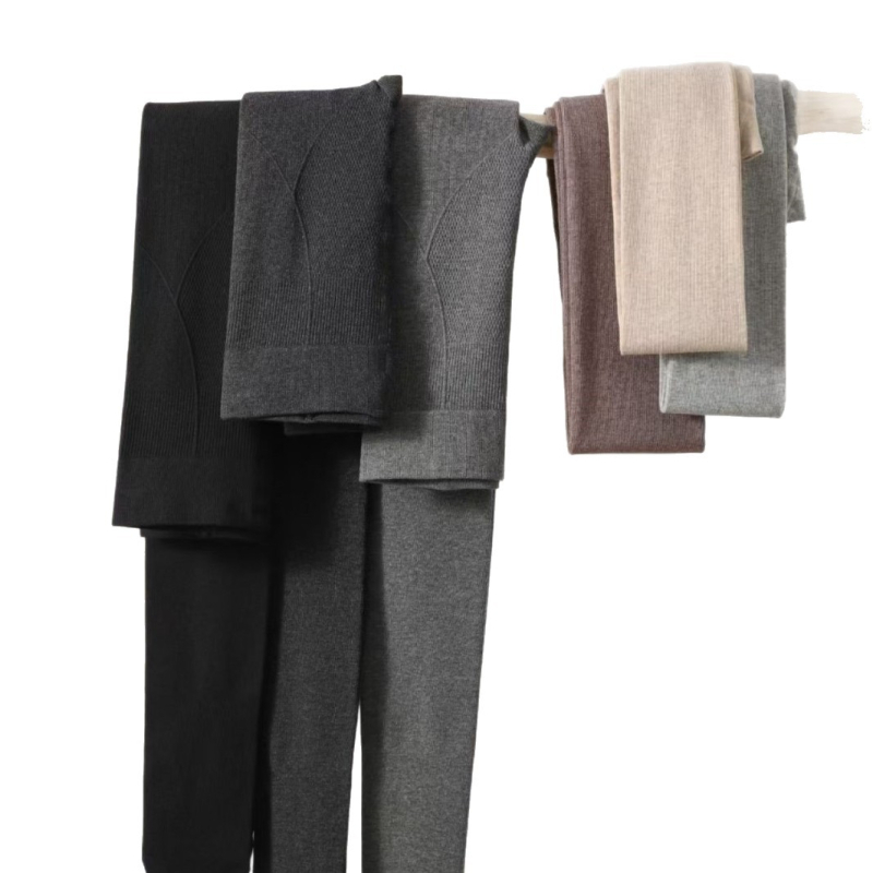 Kokvilnas pamata legingi, elpojoši, vidēja biezuma, garš caurules, ar kājiņām