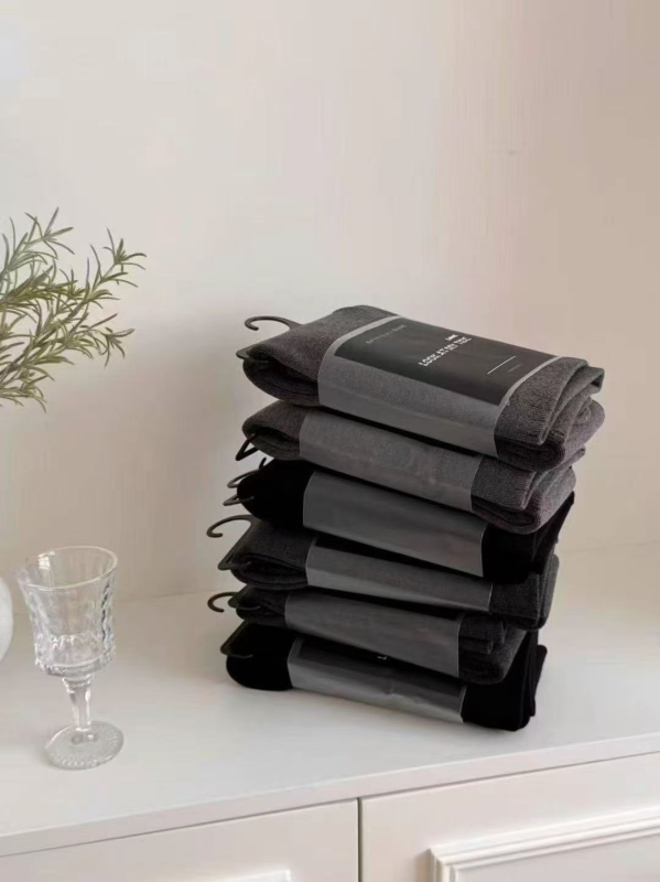 Дамски дебели памук-спандекс леггинги с висока талия, висока еластичност, едноцветни