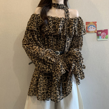 Vieno pečių palaidinė, kinų stilius, literatūrinis retro, pavasaris 2025, PVC audinys ≤30%, apykaklės etiketė, su etiketėmis