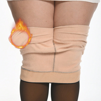 Plus izmēra neilona formējošās zeķubikses, vienkrāsains raksts, plāns audums, ar kājām