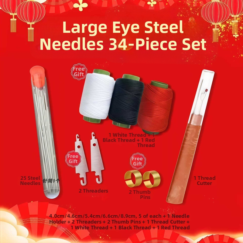 Mezgimo adatų rinkinys, 34 vnt., nešiojamas kišeninis stilius, nerūdijantis plienas