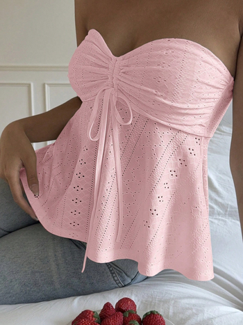 Tube top uskog kroja, kratka duljina 40-50 cm, poliester 95%+, spandeks 5%