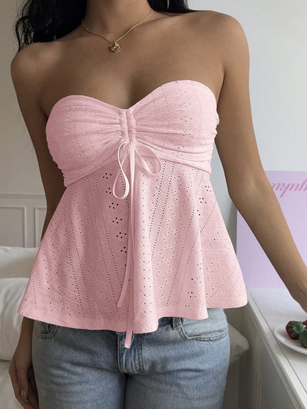 Tube top uskog kroja, kratka duljina 40-50 cm, poliester 95%+, spandeks 5%
