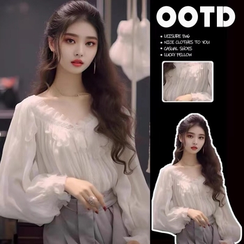 Ženska slim-fit polo košulja s dugim rukavima, 95% poliester, proljeće 2025