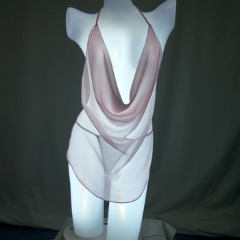 Žensko seksi rublje od poliesterske mrežaste tkanine i spandexa, sadržaj tkanine 80–90%, pakirano u vrećice