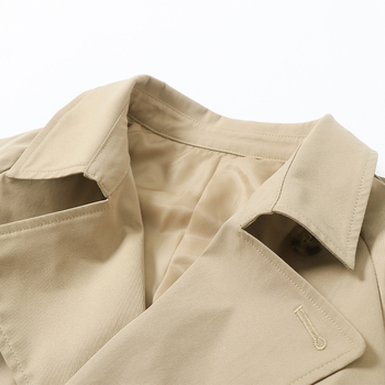 Trench kaput, udoban kroj, srednja duljina, pamuk-poliester smjesa, britanski stil