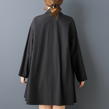 Moteriški Patchwork marškiniai su literatūros retro stiliumi, 5/4 rankovės, pavasaris 2025