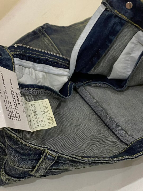 Ženska traper suknja, visoki struk, elastična, A-linija, pamuk-poliester smjesa, jesen 2025