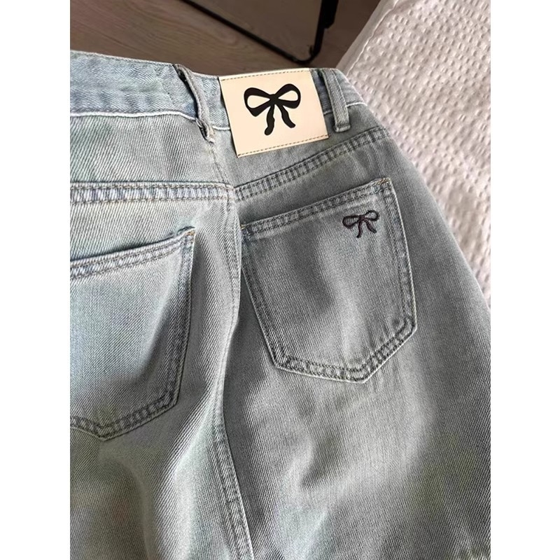 Ženska kratka A-linijska suknja od tkanine Cowboy - elegantno ljetno radno odijevanje 2024