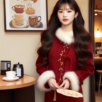 Niuxu ženski zimski set suknja i jakna, poliester tkanina, 95%+ poliester, vezenje, zima 2025