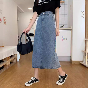 Suknja s A-linijom, kratka, pamuk tkanina, retro stil (50-70% pamuk, Ljeto 2023)