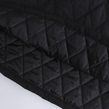 Suknja A-linije, prešivana, poliester, midi duljina, zima 2023