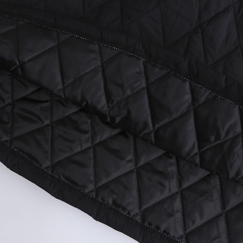 Suknja A-linije, prešivana, poliester, midi duljina, zima 2023