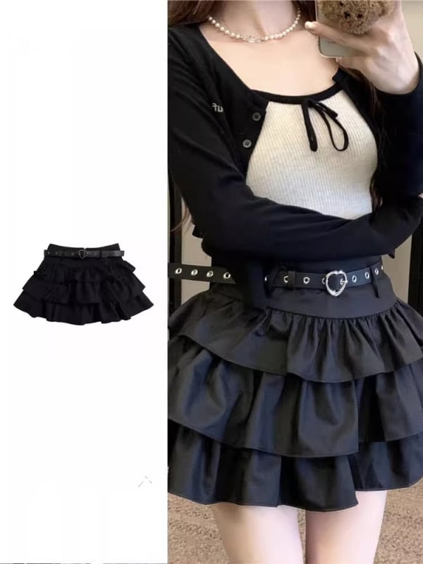 Suknja A-linije s visokim strukom, puhasta poliester tkanina, mikroelastičnost, bez glačanja (ljeto 2025)