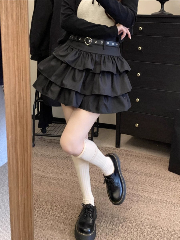 Suknja A-linije s visokim strukom, puhasta poliester tkanina, mikroelastičnost, bez glačanja (ljeto 2025)