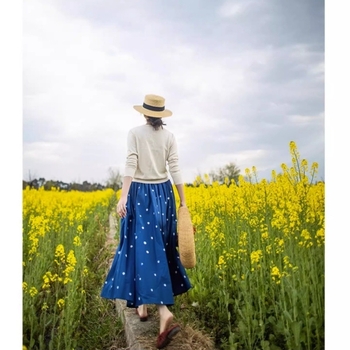 NORNS GIRL midi sukňa s abstraktným vzorom, modalová látka, mikroelastickosť, jeseň 2025