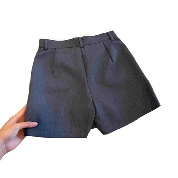 Sukňa s A-línie, vysoký pás, zips, polyesterový materiál, jar 2025 vydanie