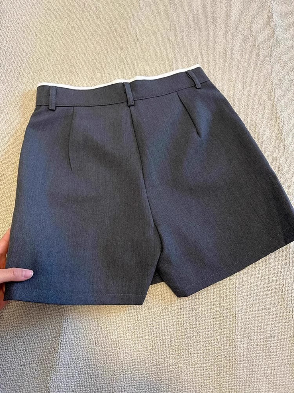 Sukňa s A-línie, vysoký pás, zips, polyesterový materiál, jar 2025 vydanie