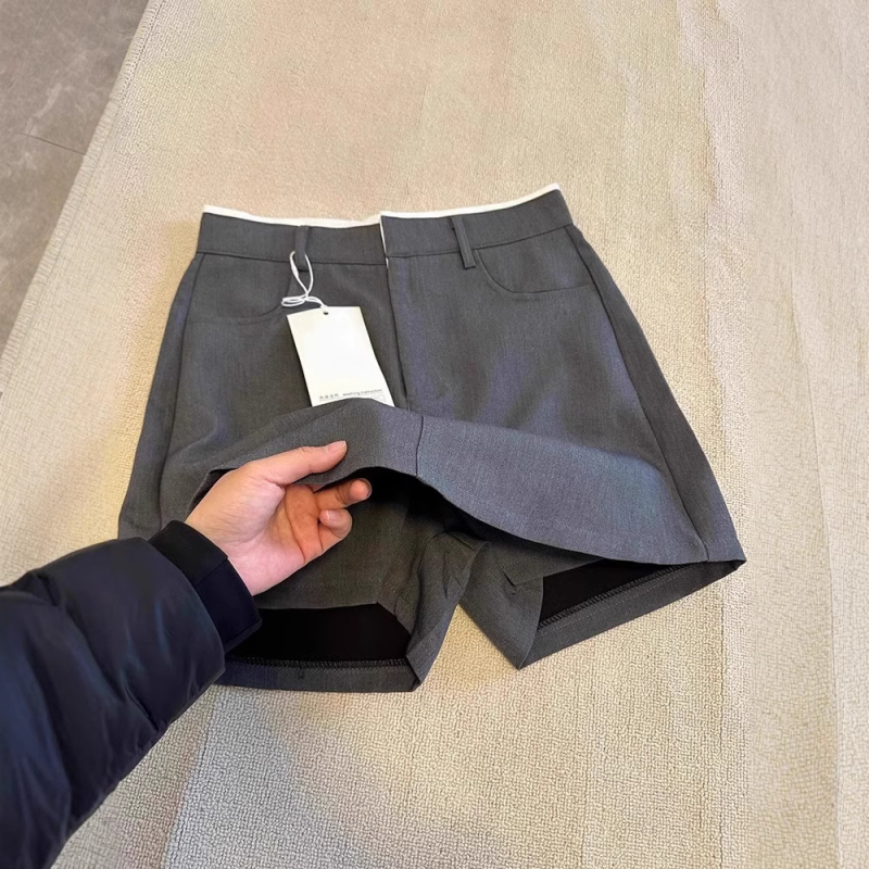 Sukňa s A-línie, vysoký pás, zips, polyesterový materiál, jar 2025 vydanie