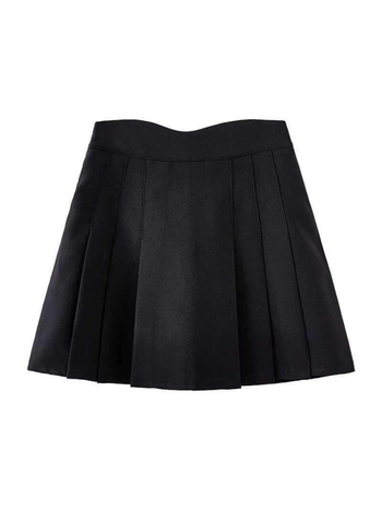 Plisirana suknja s visokim pojasom za žene — poliester tkanina, mikroelastičnost, udio poliester 50–70%, jesen 2025