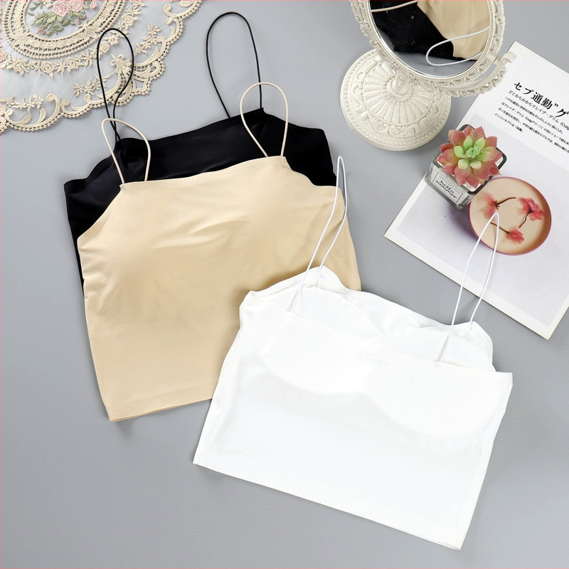 Ice Silk top za grudi s bezšavnim leđima - prozračan, pun košarica, Mold Cup, 80–90% glavnog materijala