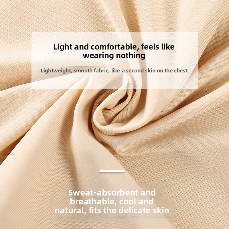 Ice Silk top za grudi s bezšavnim leđima - prozračan, pun košarica, Mold Cup, 80–90% glavnog materijala