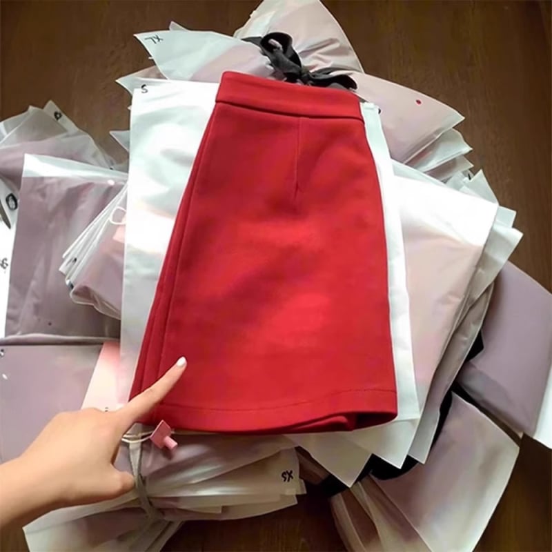 A‑vonalú rövid szoknya, tavasz 2025, poliészter anyag, 50–70% pamut tartalom, rugalmatlan, üzleti stílus