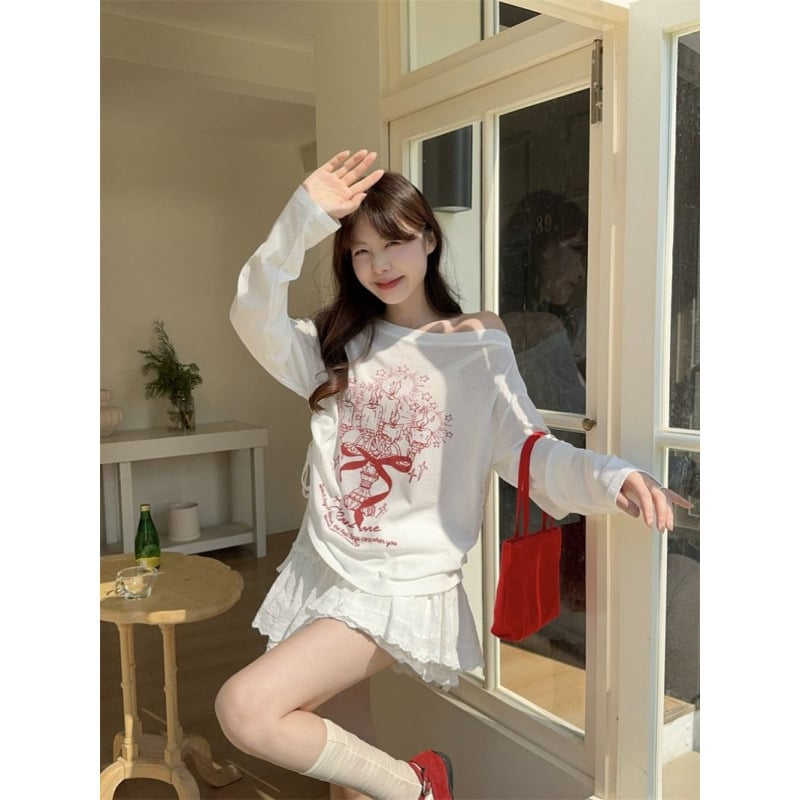 Bluza za sunce s dugim rukavima, lagana poliester tkanina, širok kroj, srednja duljina, anime uzorak