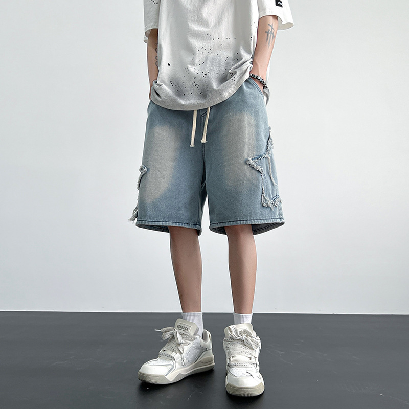 GATCREY muške kratke hlače od poliestera - ravni kroj, ljeto, mikro-elastičnost