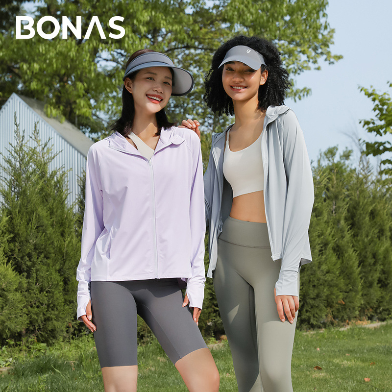 Ženska majica za UV zaštitu UPF50+, prozračna, ultra lagana, kapuljača, poliester