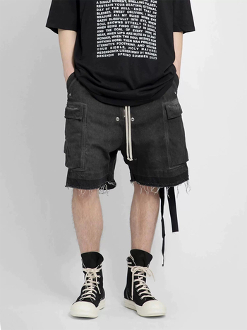 Unisex traper kratke hlače s šavom Cat Whiskers, High Street stil, više džepova, pamuk denim, ravni kroj, ljeto 2024