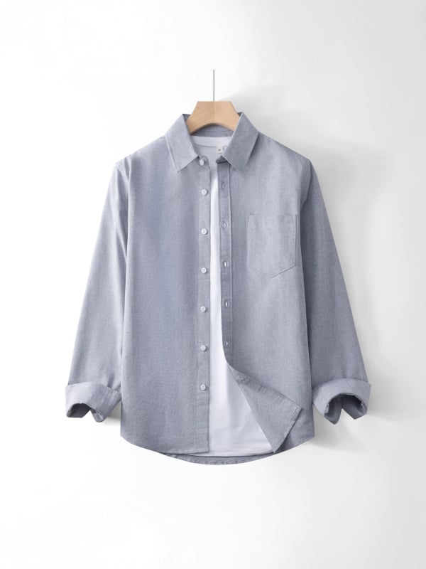 Cămașă cu mâneci lungi, croială slim, guler clasic, 96% bumbac