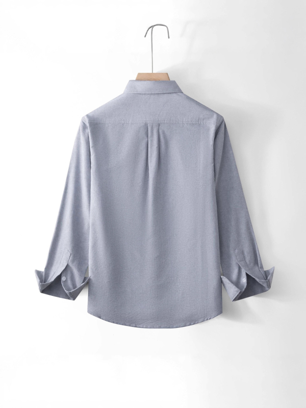 Cămașă cu mâneci lungi, croială slim, guler clasic, 96% bumbac