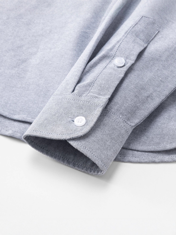 Cămașă cu mâneci lungi, croială slim, guler clasic, 96% bumbac