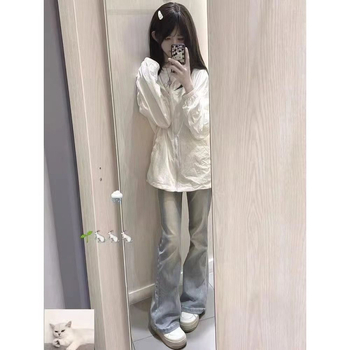 Vanjska jakna s kapuljom za zaštitu od sunca, prozračna, brzo se suši, otporna na vjetar, duga kroj