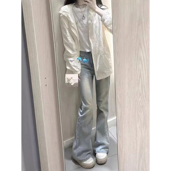 Vanjska jakna s kapuljom za zaštitu od sunca, prozračna, brzo se suši, otporna na vjetar, duga kroj