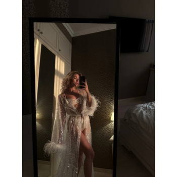 Mrežasti čipkasti kardigan-šal, 3/4 rukava, stil princeza, sladak i svjež dizajn, 90–95% poliester