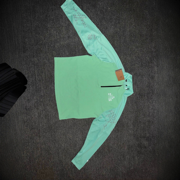 Sportska jakna s brzo sušećom i prozračnom tkaninom, stojeći ovratnik, zatvarač, poliester smjesa