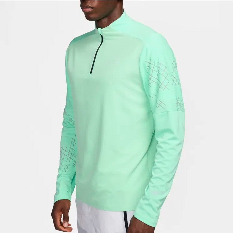 Sportska jakna s brzo sušećom i prozračnom tkaninom, stojeći ovratnik, zatvarač, poliester smjesa