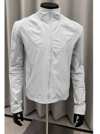 Jakna sa stojećim ovratnikom za zaštitu od sunca, ljeto, prozračan mrežasti materijal, brzo suši, tanak vanjski sportski kaput za vožnju biciklom