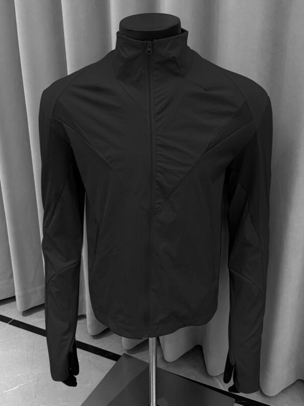 Jakna sa stojećim ovratnikom za zaštitu od sunca, ljeto, prozračan mrežasti materijal, brzo suši, tanak vanjski sportski kaput za vožnju biciklom