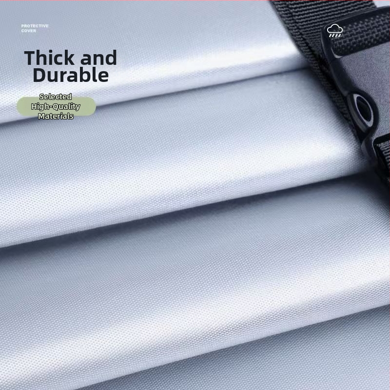 Elektriskā transportlīdzekļa vāciņš – saules aizsardzība, lietus aizsardzība, sals un sniegs, putekļu izturība – vienkāršs stils