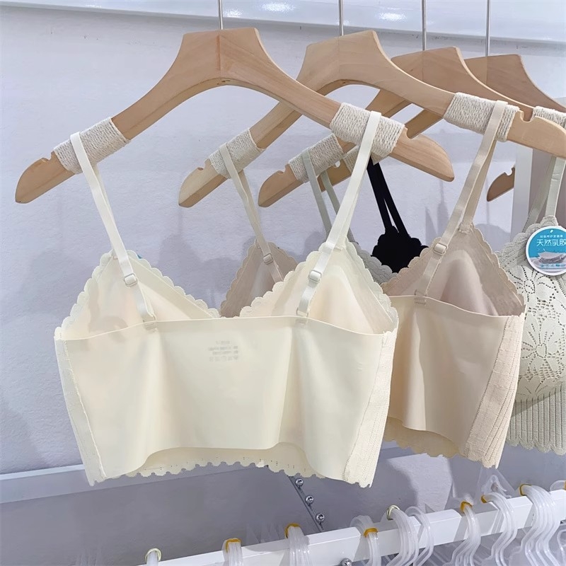Bez naramenica wrap za dojke od ice silk, najlonska baza, pune čaše s tankim oblikovanim čašicama, čipkasti stražnji dio