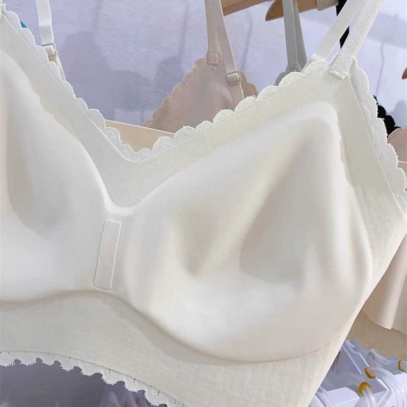 Bez naramenica wrap za dojke od ice silk, najlonska baza, pune čaše s tankim oblikovanim čašicama, čipkasti stražnji dio