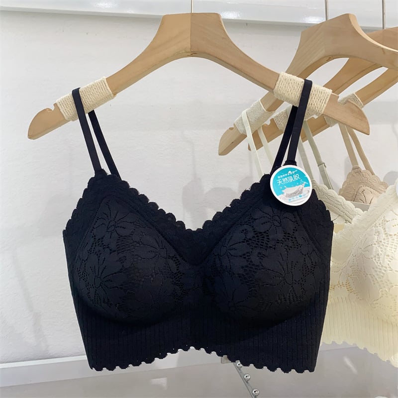 Bez naramenica wrap za dojke od ice silk, najlonska baza, pune čaše s tankim oblikovanim čašicama, čipkasti stražnji dio